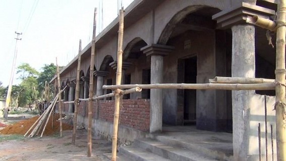 Poor quality of construction for school building making locals upset Poor quality of construction for school building making locals upset